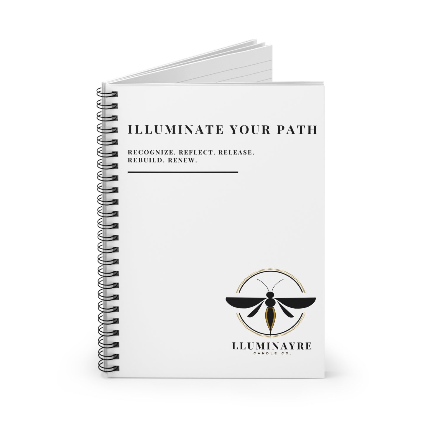 Illuminate Your Path Spiral Reflection Journal