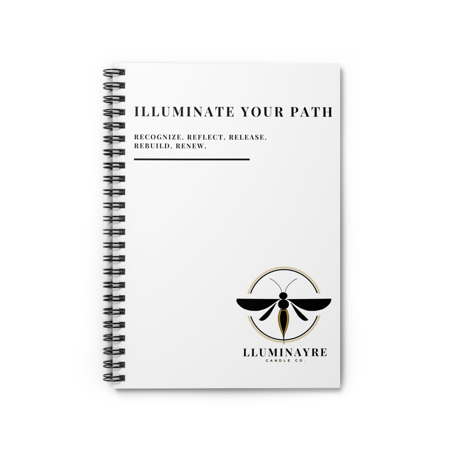 Illuminate Your Path Spiral Reflection Journal