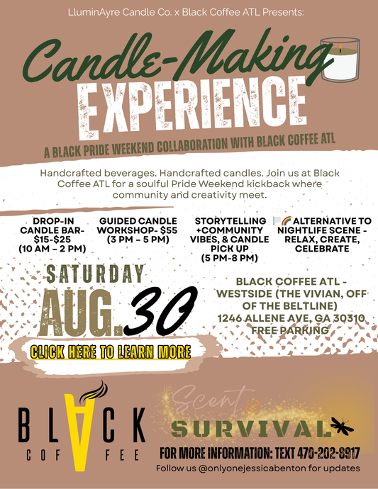Black Pride Weekend Candle Making Experience